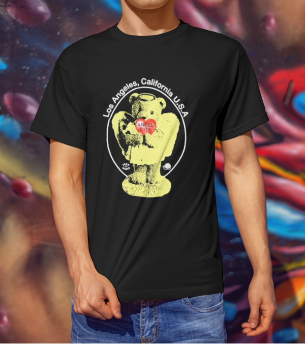 Born X Raised Angel City Los Angeles California USA T-Shirt