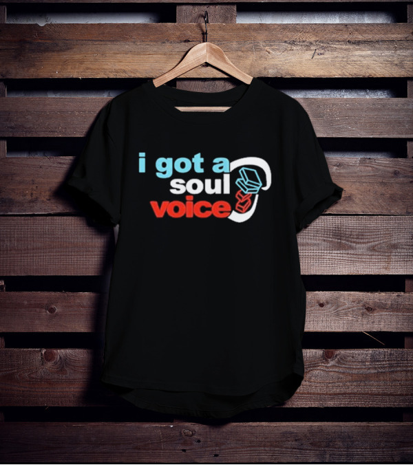 I Got A Soul Voice Cube Headset Red Blue White T-Shirt
