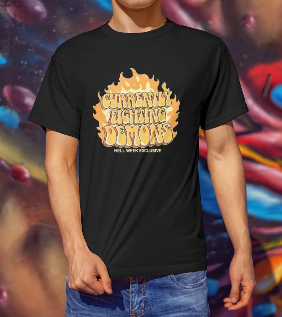 Currently Fighting Demons Hell Week Exclusive Xplr CFD T-Shirt