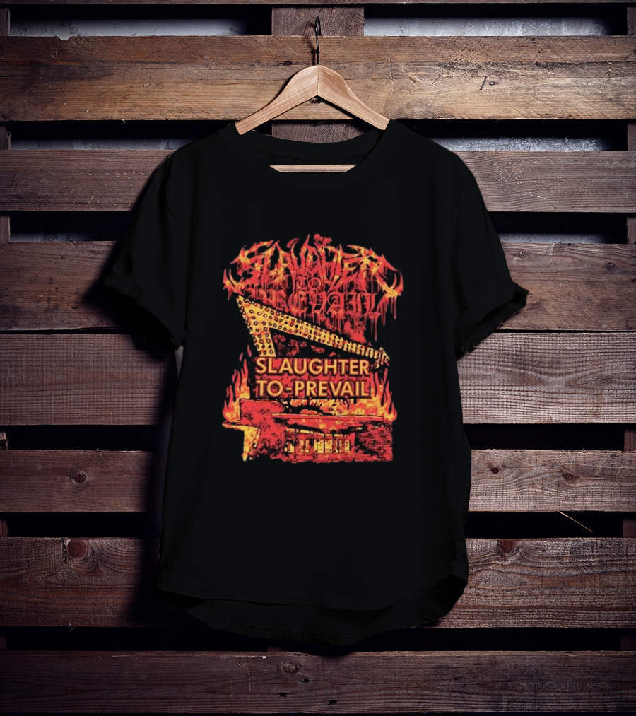 Slaughter To Prevail Flaming Diner Inferno T-Shirt