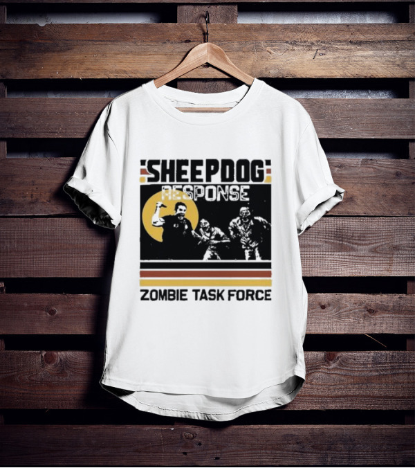 Tim Kennedy Sheepdog Response Zombie Task Force Team Badge T-Shirt