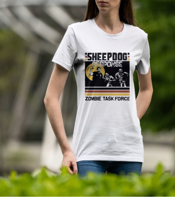 Tim Kennedy Sheepdog Response Zombie Task Force Team Badge T-Shirt