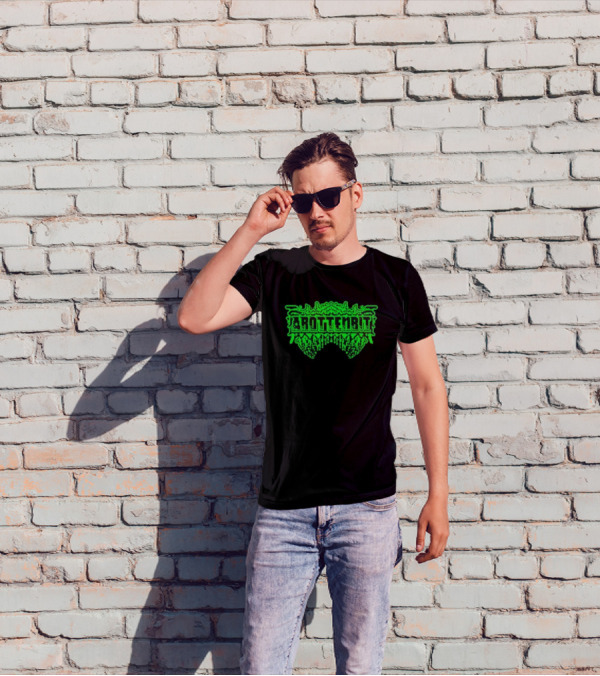 Arottenbit Acid Green Pixel T-Shirt