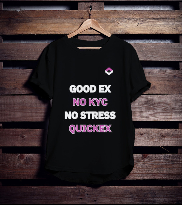 Good Ex No Kyc No Stress Quickex Simple T-Shirt