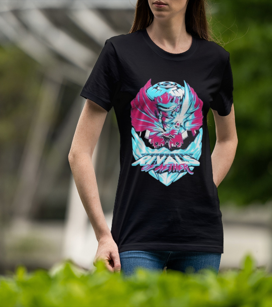 Rivals Of Aether 2 Clarien Vibrant Neon Wings T-Shirt