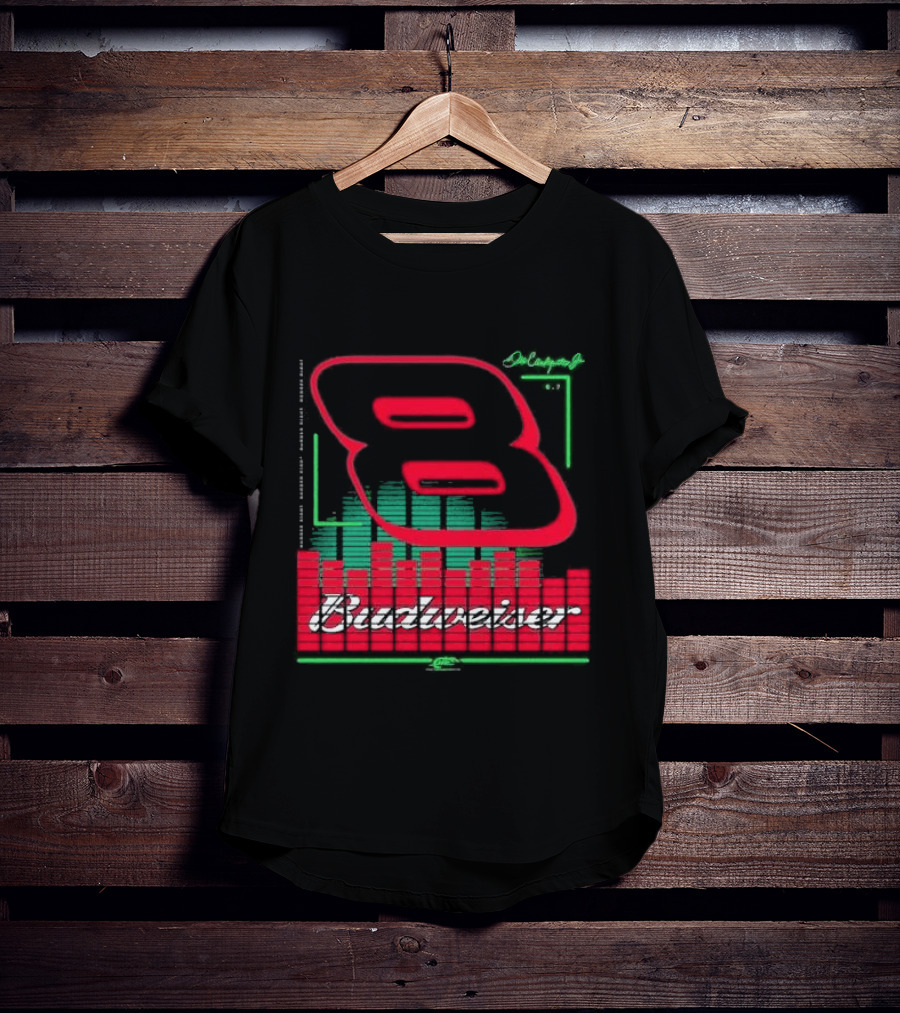 Dale Earnhardt Jr 8 Budweiser Racing Graphics T-Shirt