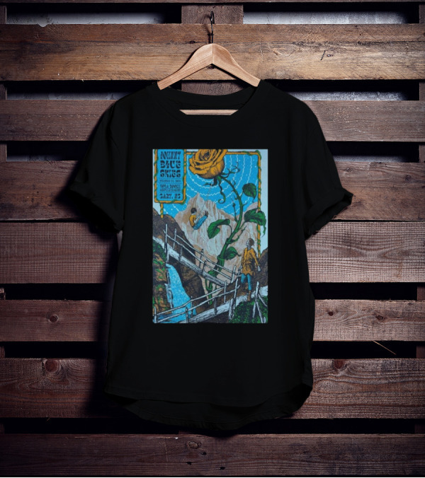 Johnny Blue Skies Sturgill Simpson Spiraling Rose Mountain Adventure Cary NC October 22 T-Shirt
