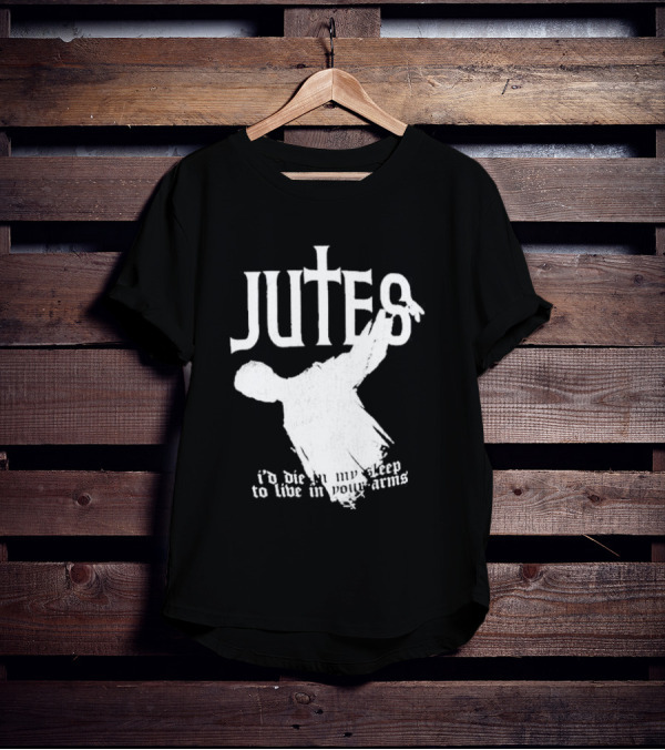 Jutes Sleepyhead I'd Die In My Sleep To Live In Your Arms Cross T-Shirt
