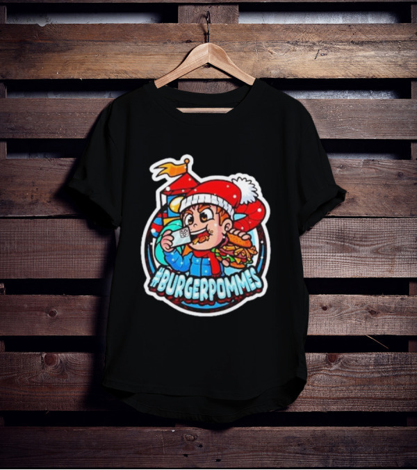 Burgerpommes Lukasbs Christmas T-Shirt