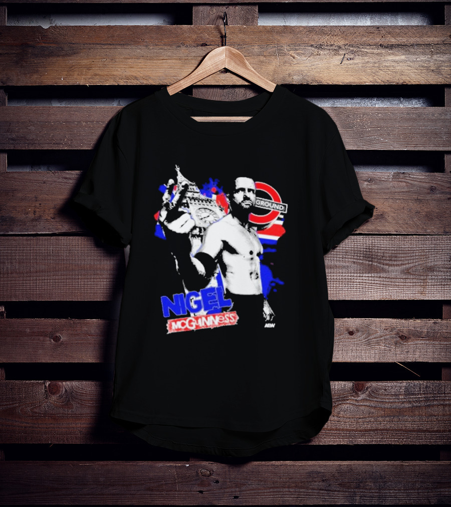 Nigel McGuinness AEW From The Underground London T-Shirt