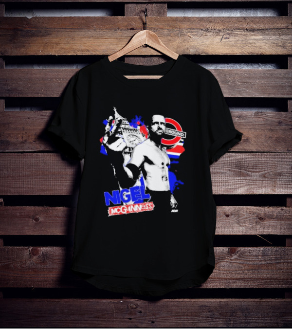 Nigel McGuinness AEW From The Underground London T-Shirt