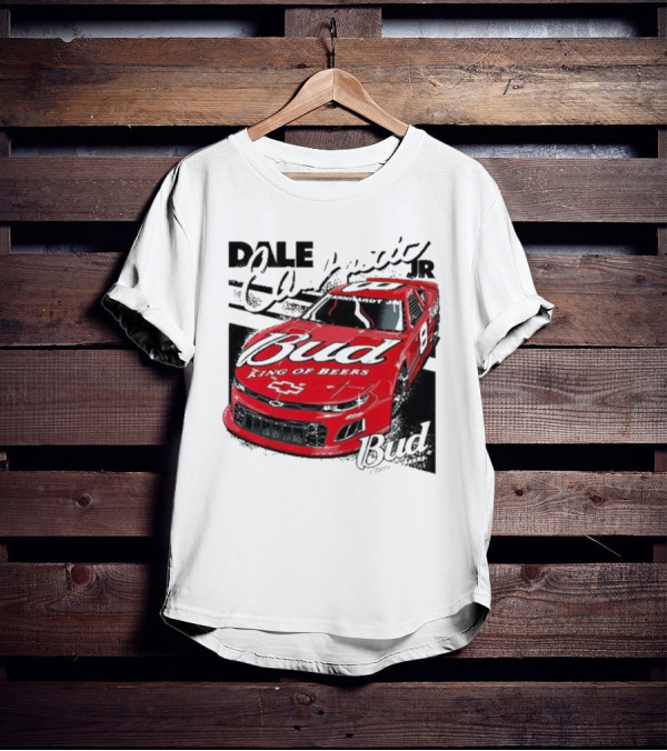 Dale Earnhardt Jr. Bud King Of Beers Chevrolet 9 Racing Car T-Shirt