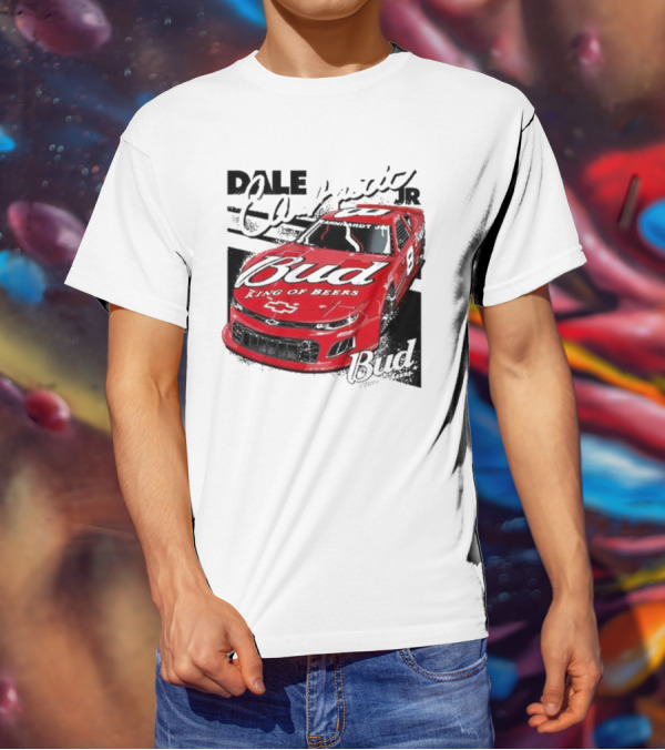 Dale Earnhardt Jr. Bud King Of Beers Chevrolet 9 Racing Car T-Shirt