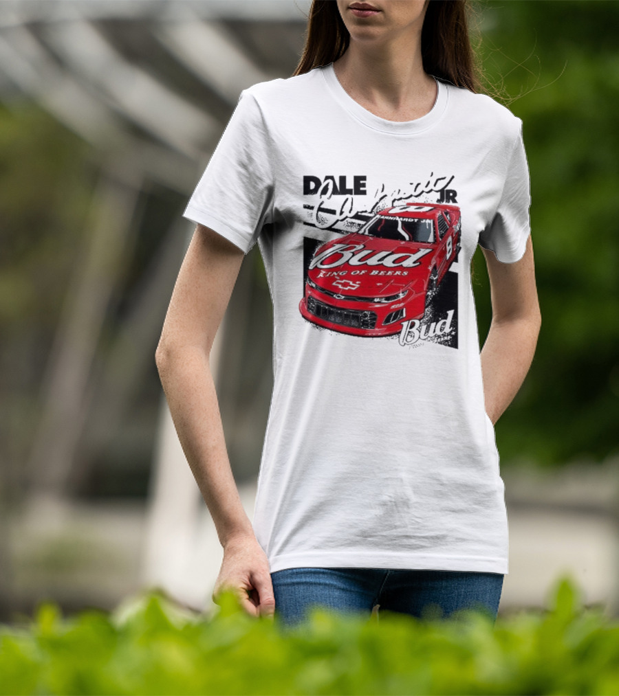Dale Earnhardt Jr. Bud King Of Beers Chevrolet 9 Racing Car T-Shirt