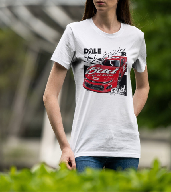 Dale Earnhardt Jr. Bud King Of Beers Chevrolet 9 Racing Car T-Shirt