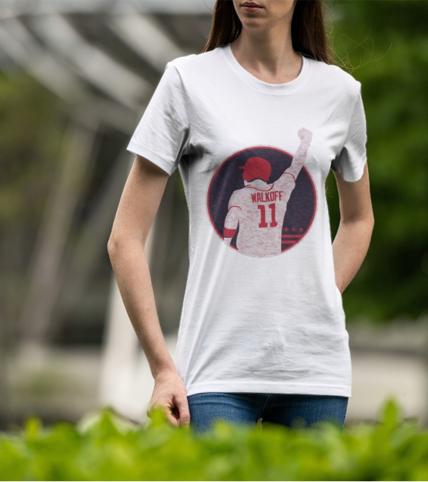 Mr Walkoff 11 Baseball Red Circle T-Shirt
