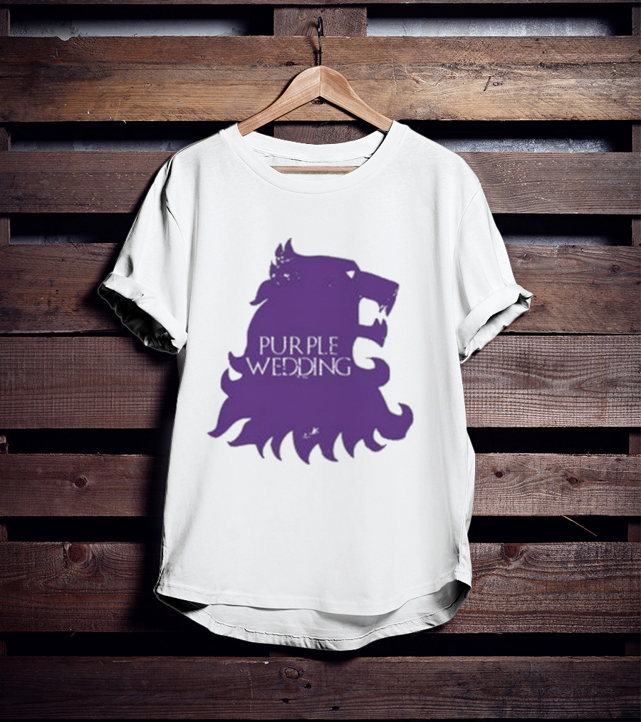 Purple Wedding Lannister Lion Crest T-Shirt
