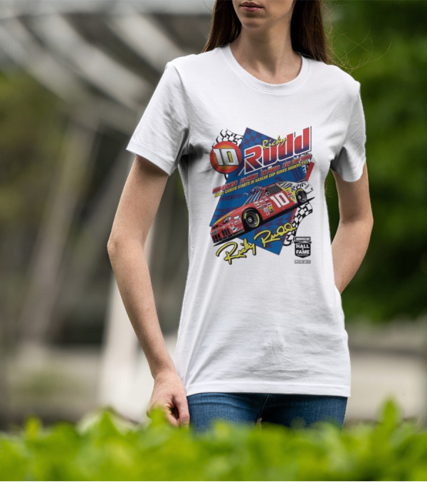 Ricky Rudd 2025 NASCAR Hall Of Fame Inductee 906 Starts 23 Wins 29 Top 5s 48 Top 10s Most Career Starts In NASCAR Cup Series Modern Era T-Shirt