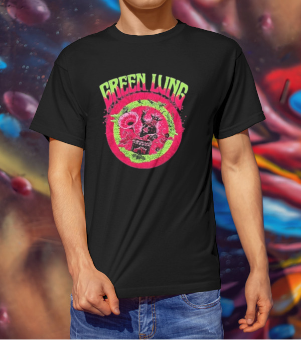 Green Lung Psychedelic Goatwizard DJ Visions T-Shirt