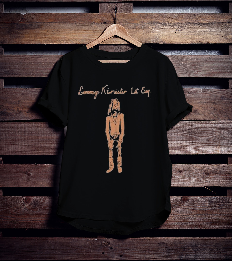 Lemmy Kilmister 1st Esq Original Doodle T-Shirt
