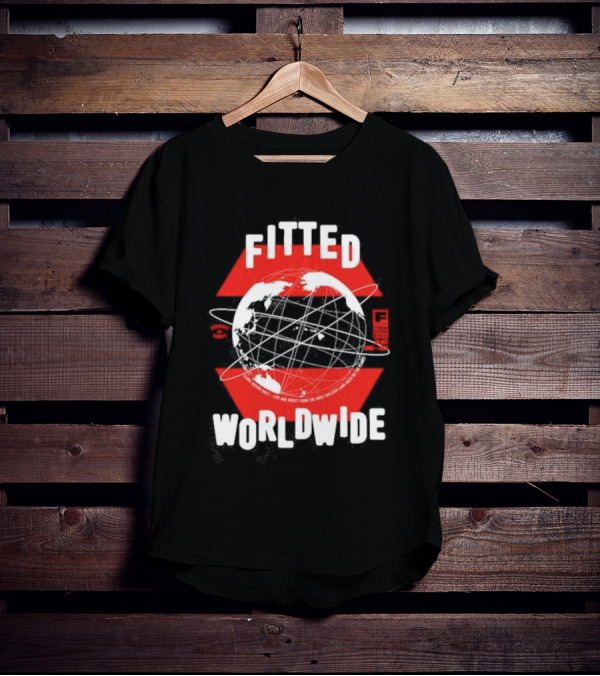 Live And Direct Fitted Worldwide Global Network T-Shirt