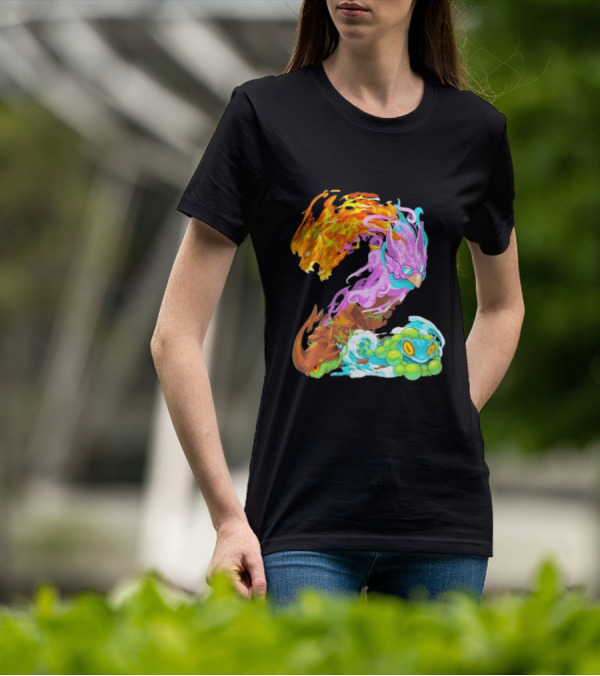 Rivals Of Aether 2 Elemental Creatures Number T-Shirt