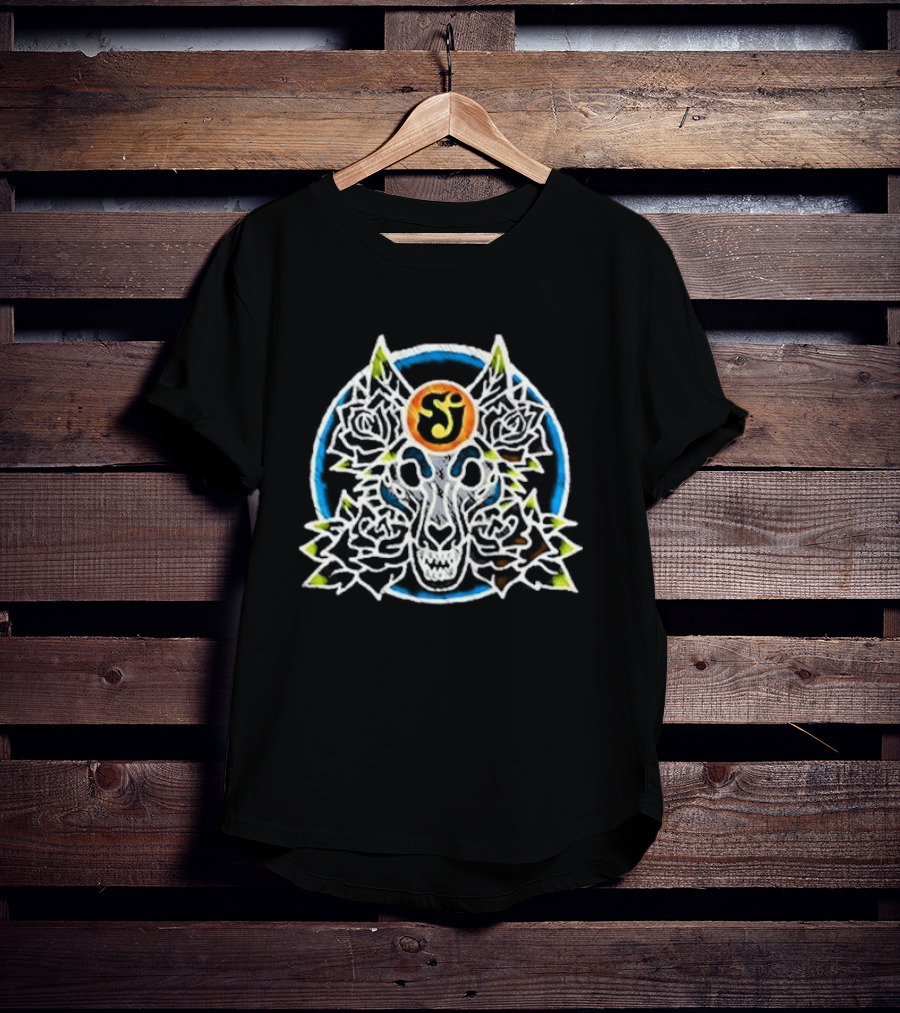 The String Cheese Incident Suwannee Wolf Symmetrical Floral T-Shirt