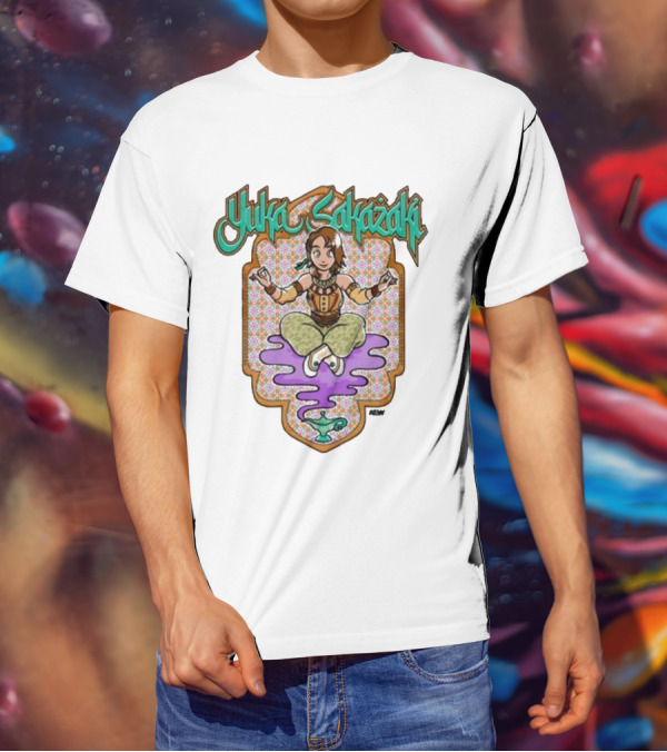 All Elite Wrestling AEW Yuka Sakazaki Floating Character T-Shirt