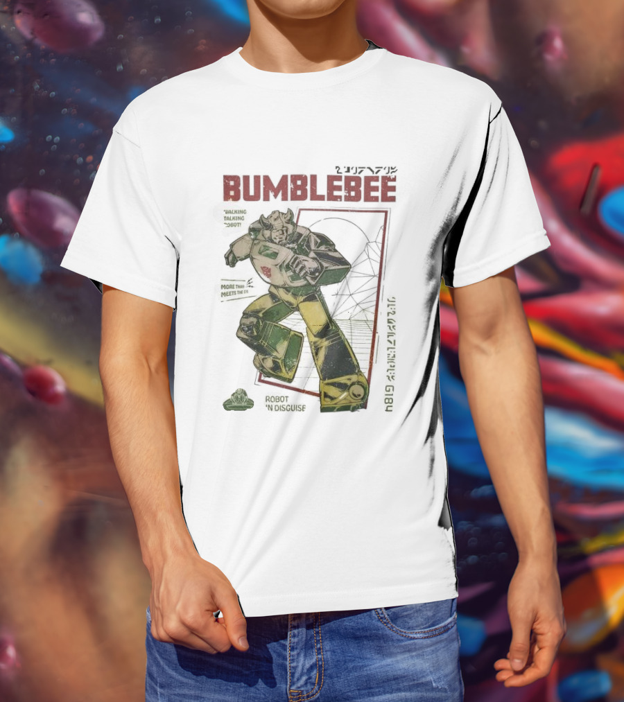 Bumblebee Walking Talking Robot More Than Meets The Eye Robot In Disguise T-Shirt