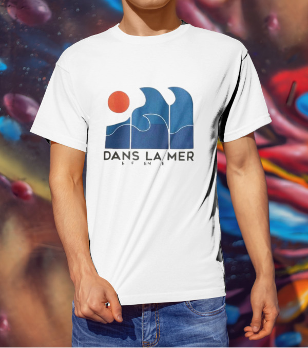 Dans La Mer Waves And Sun T-Shirt