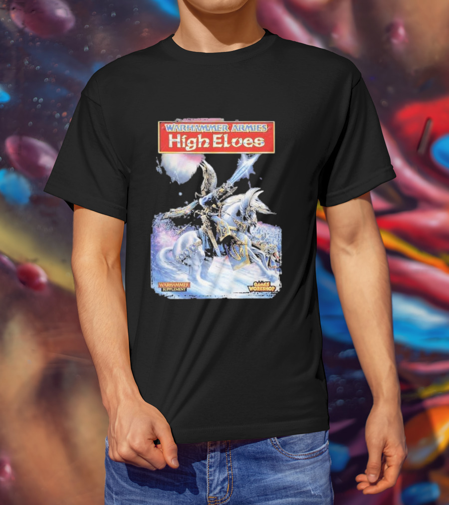 Warhammer Armies High Elves Games Workshop Supplement T-Shirt