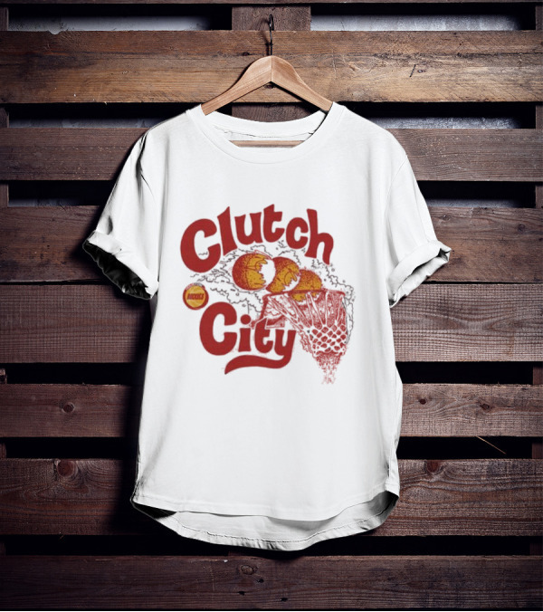 Houston Rockets Clutch City Nostalgia Burst Basketball Net T-Shirt