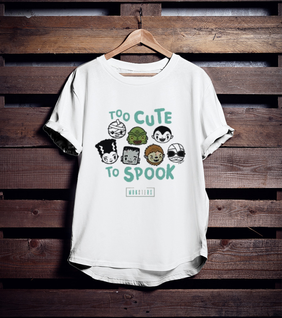 Too Cute To Spook Monsters Toddler Shirt Universal Monsters T-Shirt