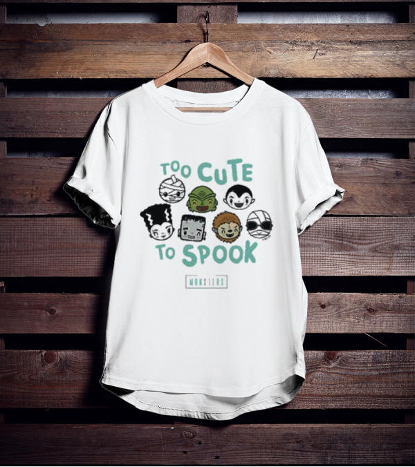 Too Cute To Spook Monsters Toddler Shirt Universal Monsters T-Shirt