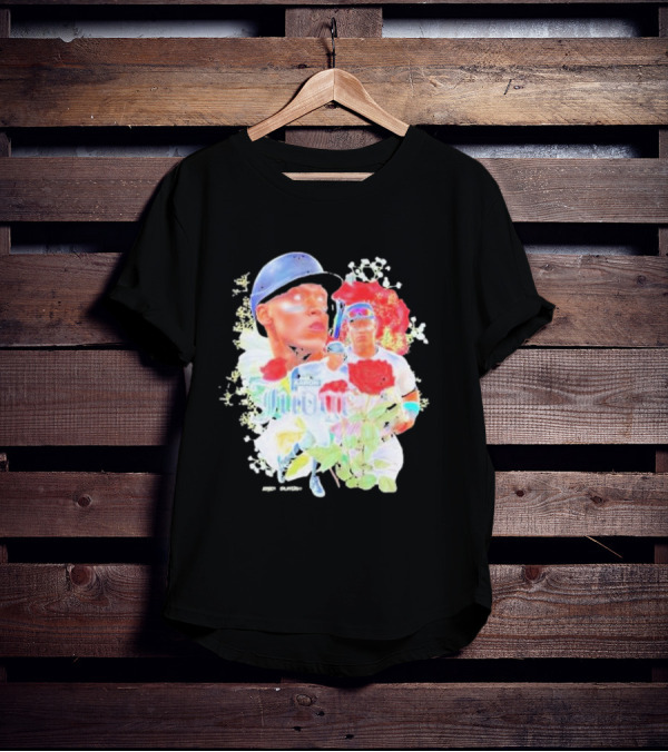 Aaron Judge Smell The Roses New York Yankees Baseball Player Floral T-Shirt