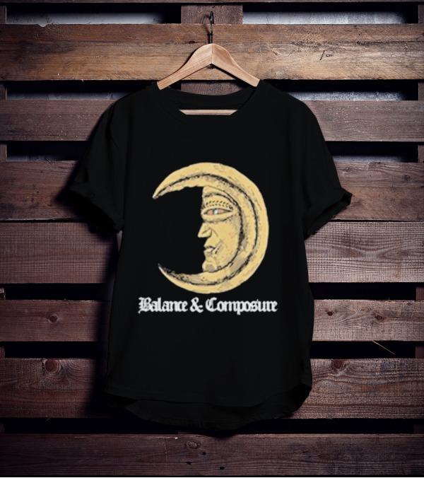 Balance And Composure Moon Face T-Shirt