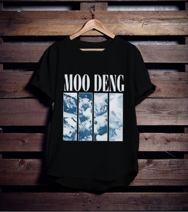 Moo Deng Blues Bootleg Pygmy Hippo T-Shirt