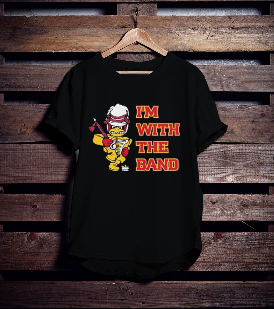 Cyclone Fanatic I’m With The Band Marching Band Cy 1984 T-Shirt