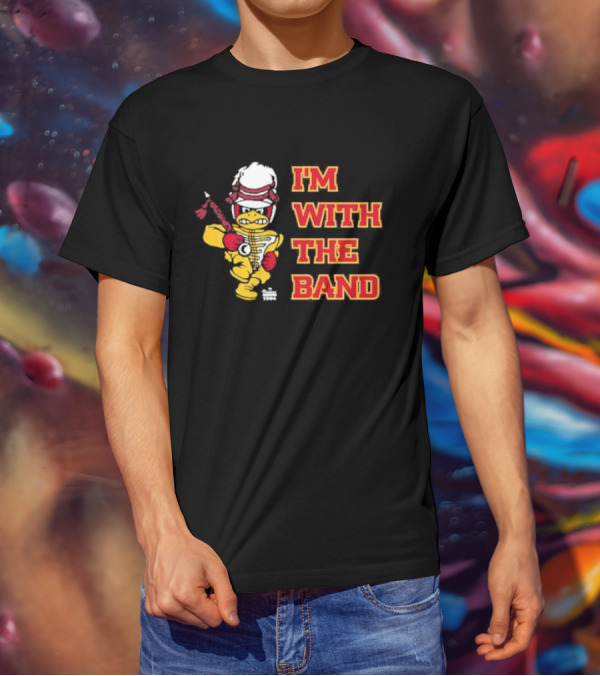 Cyclone Fanatic I’m With The Band Marching Band Cy 1984 T-Shirt
