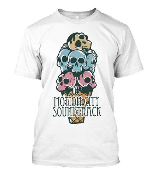 Motion City Soundtrack Ice Cream Skull Tower T-Shirt