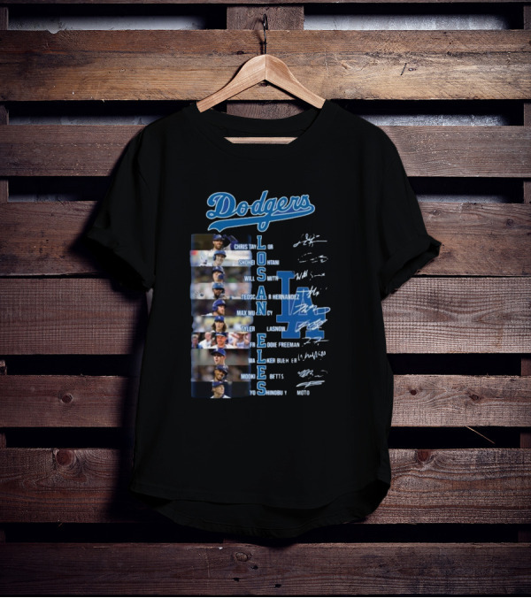 Dodgers Chris Taylor Shohei Ohtani Will Smith Los Angeles Freddie Freeman Mookie Betts Signatures T-Shirt