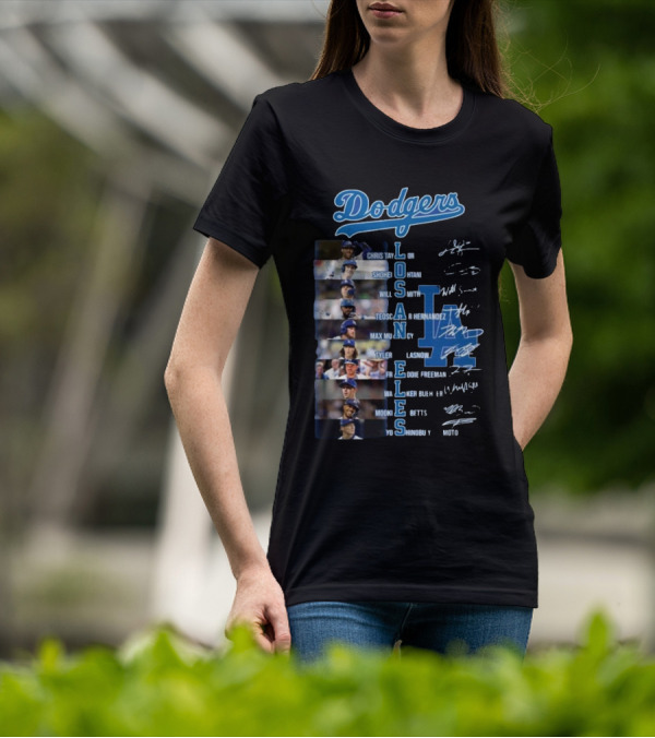 Dodgers Chris Taylor Shohei Ohtani Will Smith Los Angeles Freddie Freeman Mookie Betts Signatures T-Shirt