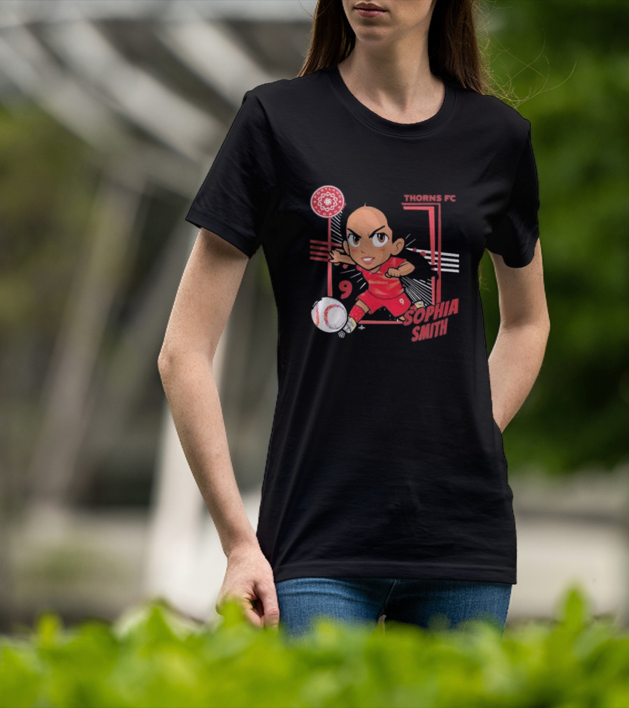Sophia Smith #9 Portland Thorns FC Chibi Stadium Essentials T-Shirt