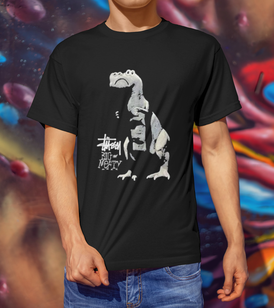 Stussy Big And Meaty Dinosaur T-Shirt