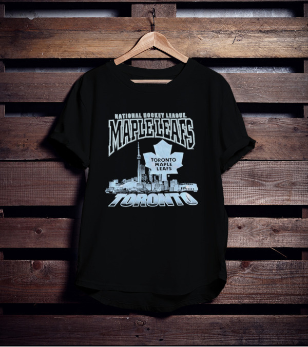 National Hockey League Toronto Maple Leafs Skyline Toronto T-Shirt