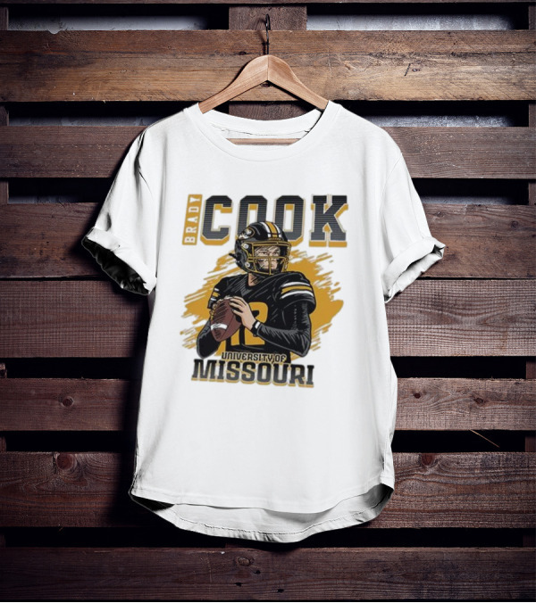 Brady Cook University Of Missouri Football Player T-Shirt