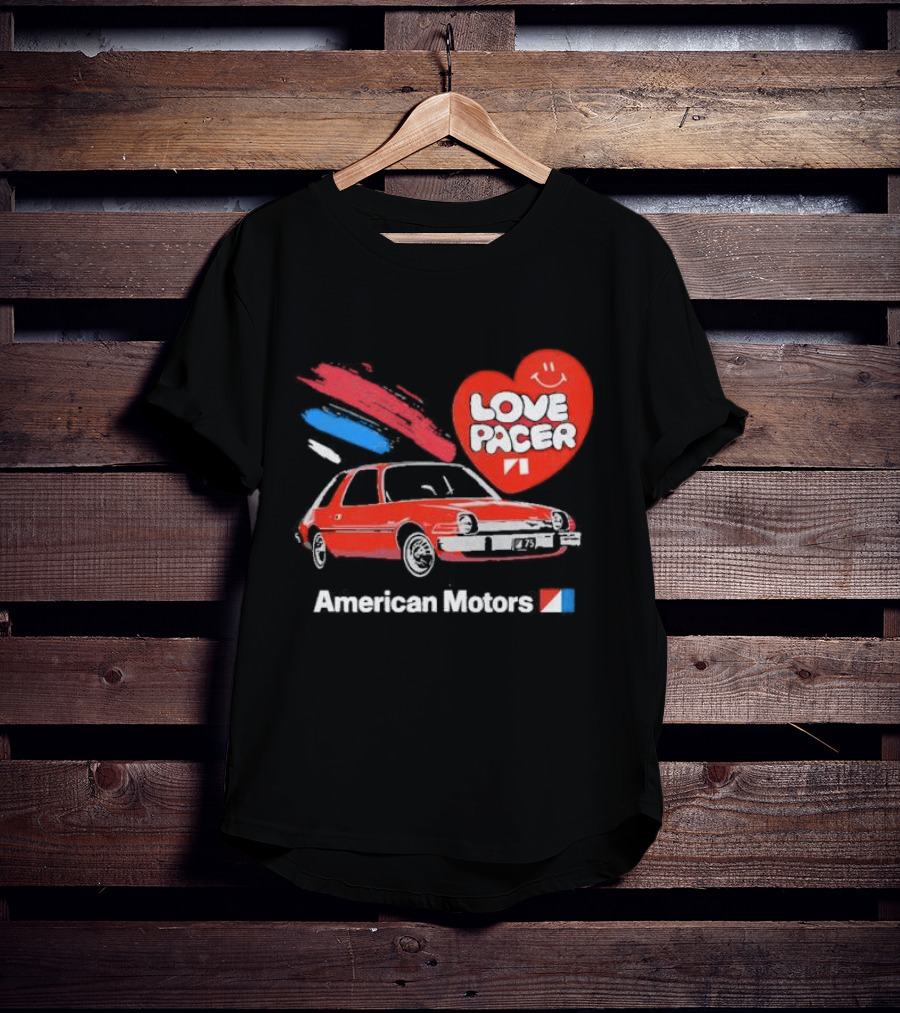 Love Pacer 75 American Motors Retro Style Car T-Shirt