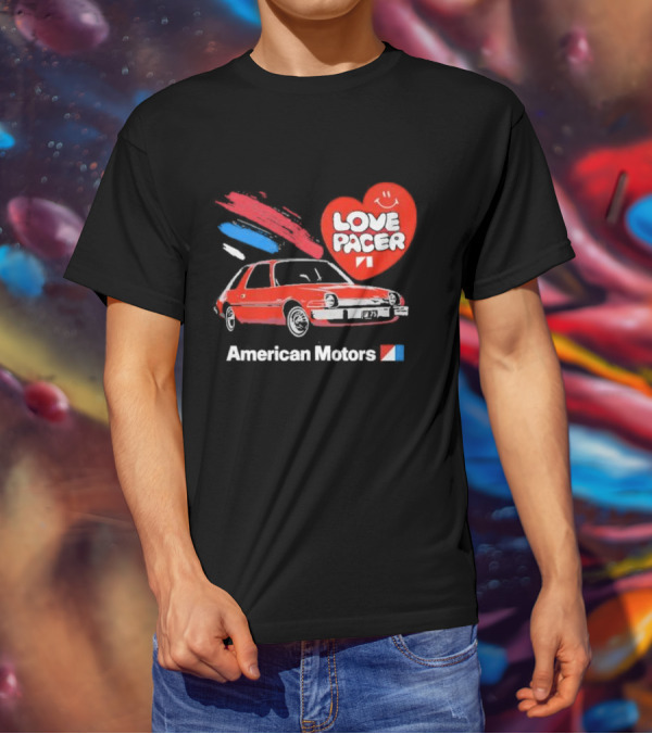 Love Pacer 75 American Motors Retro Style Car T-Shirt
