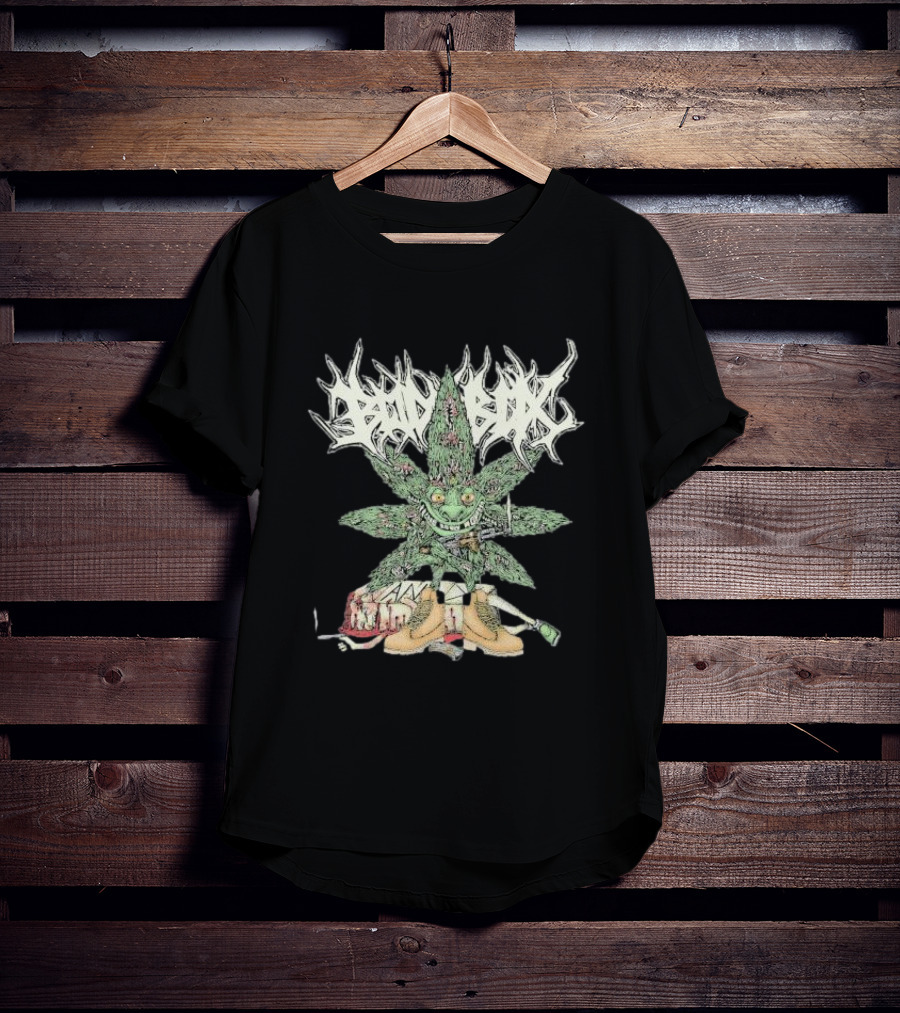 Bodybox Smoke Bars Graffiti Leaf Character Urban Boots T-Shirt