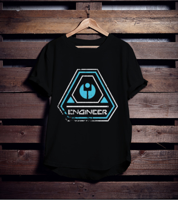 S Gler's Engineer Iconic Blue Wrench T-Shirt